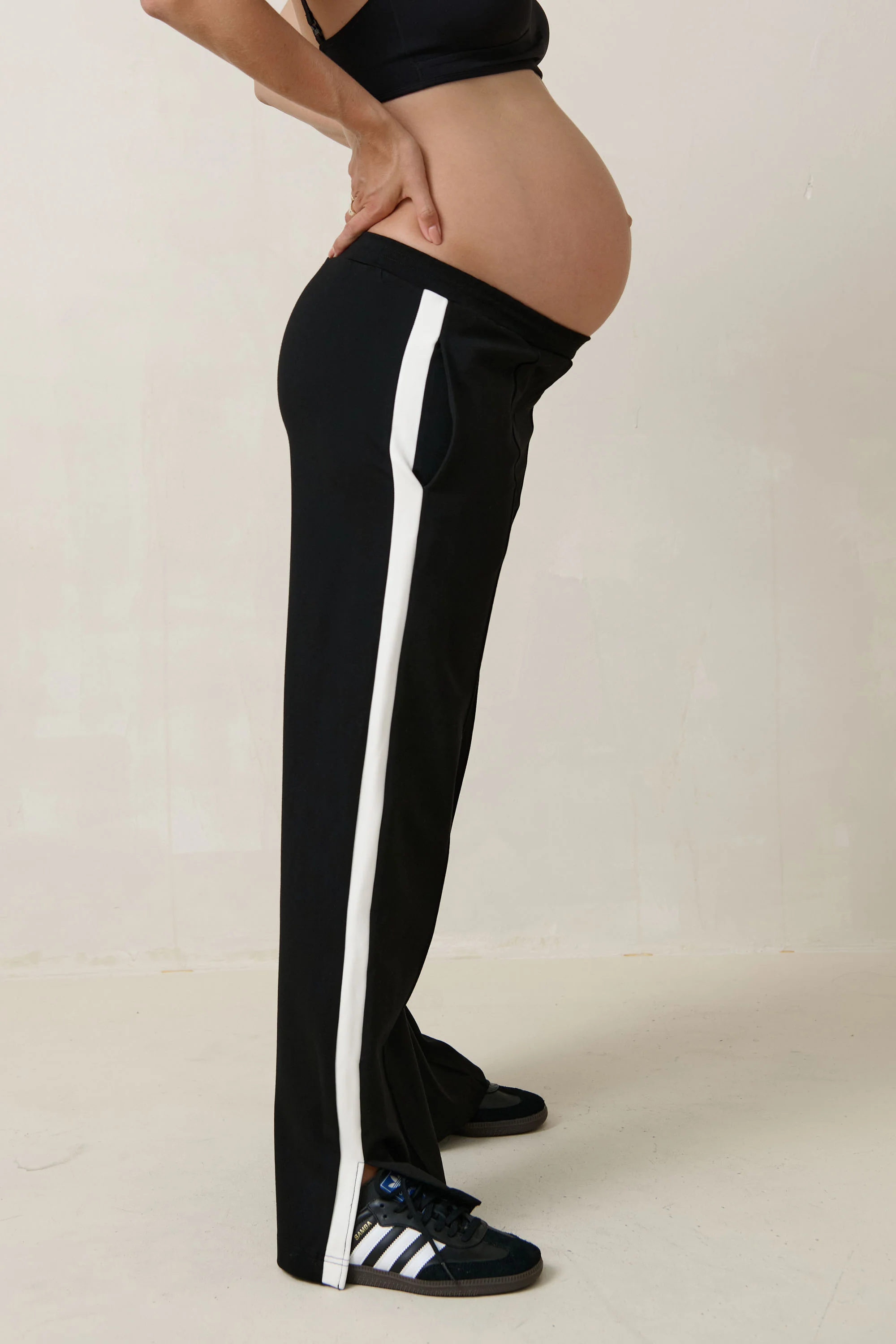 Like This Stripe Trackpant - Black* - Image 3