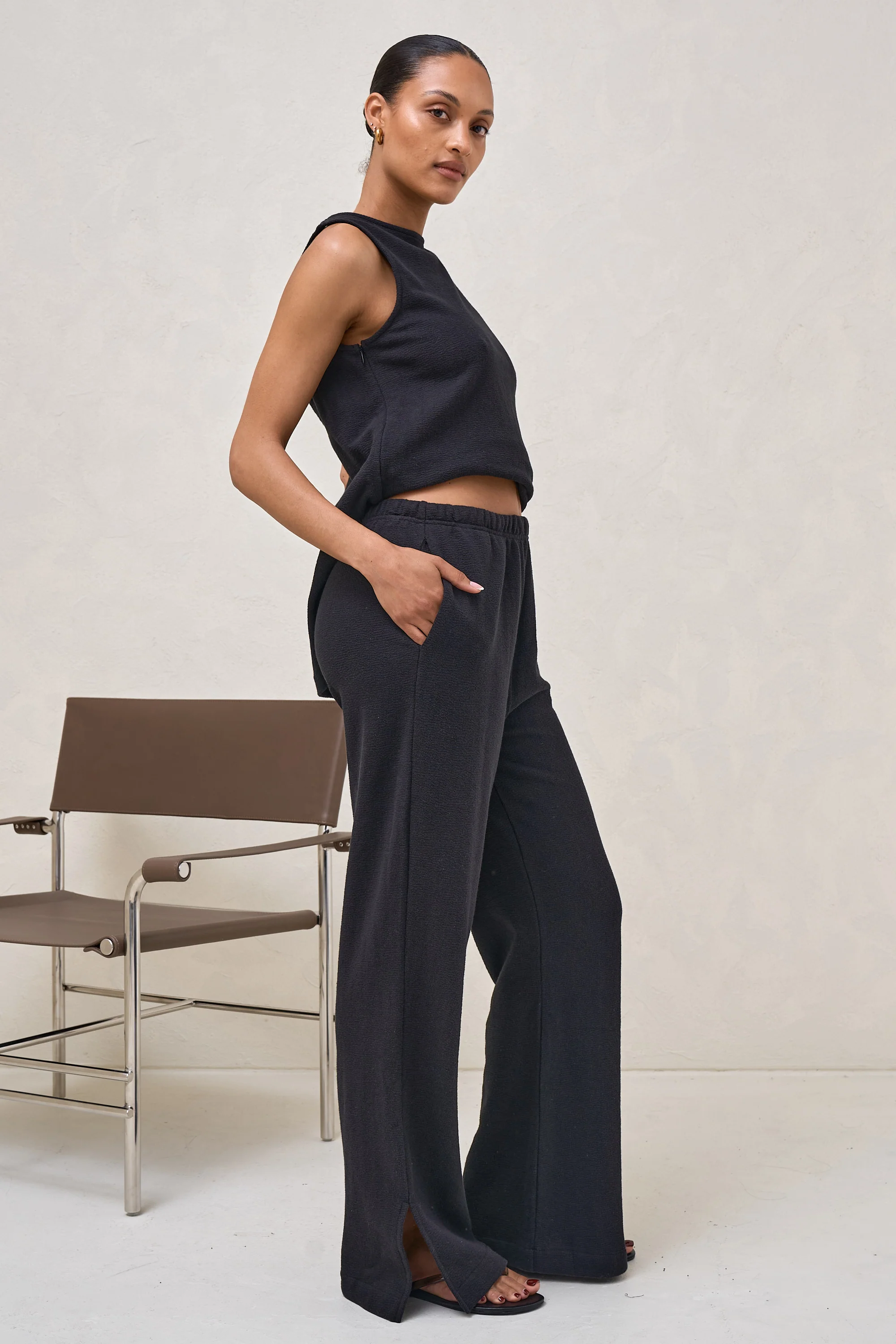 Kindred Split Pants - Black - Image 6