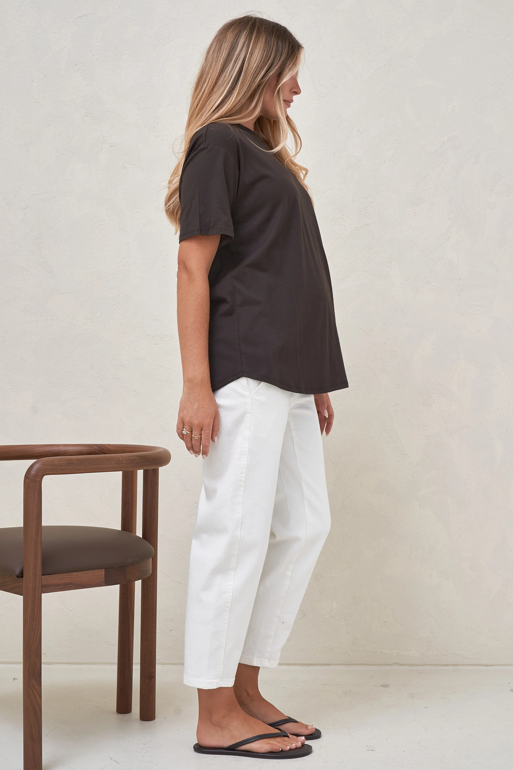Into It Crew Tee - Espresso - Image 2