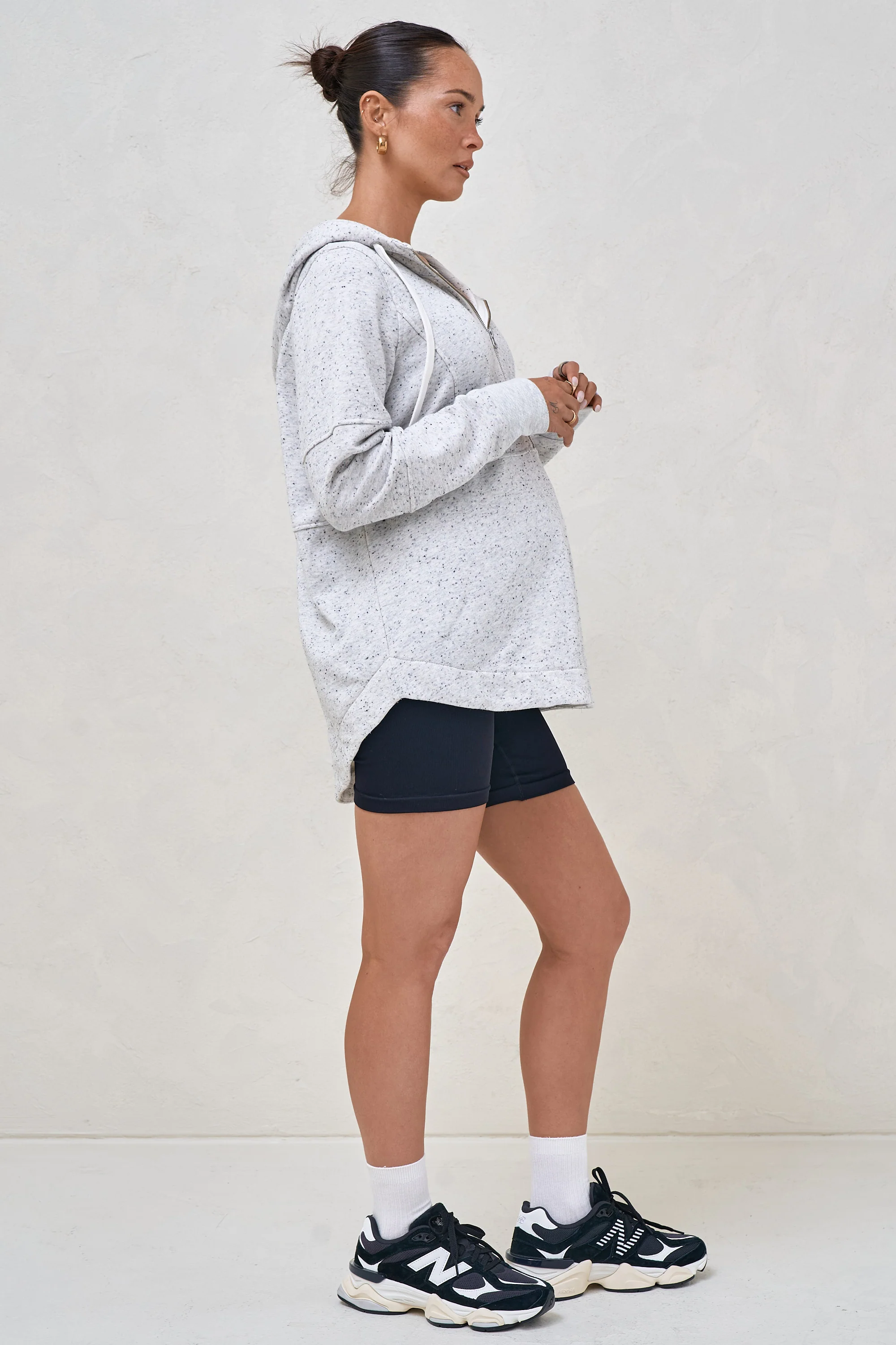 Run With Me Hoodie -Grey - Image 2