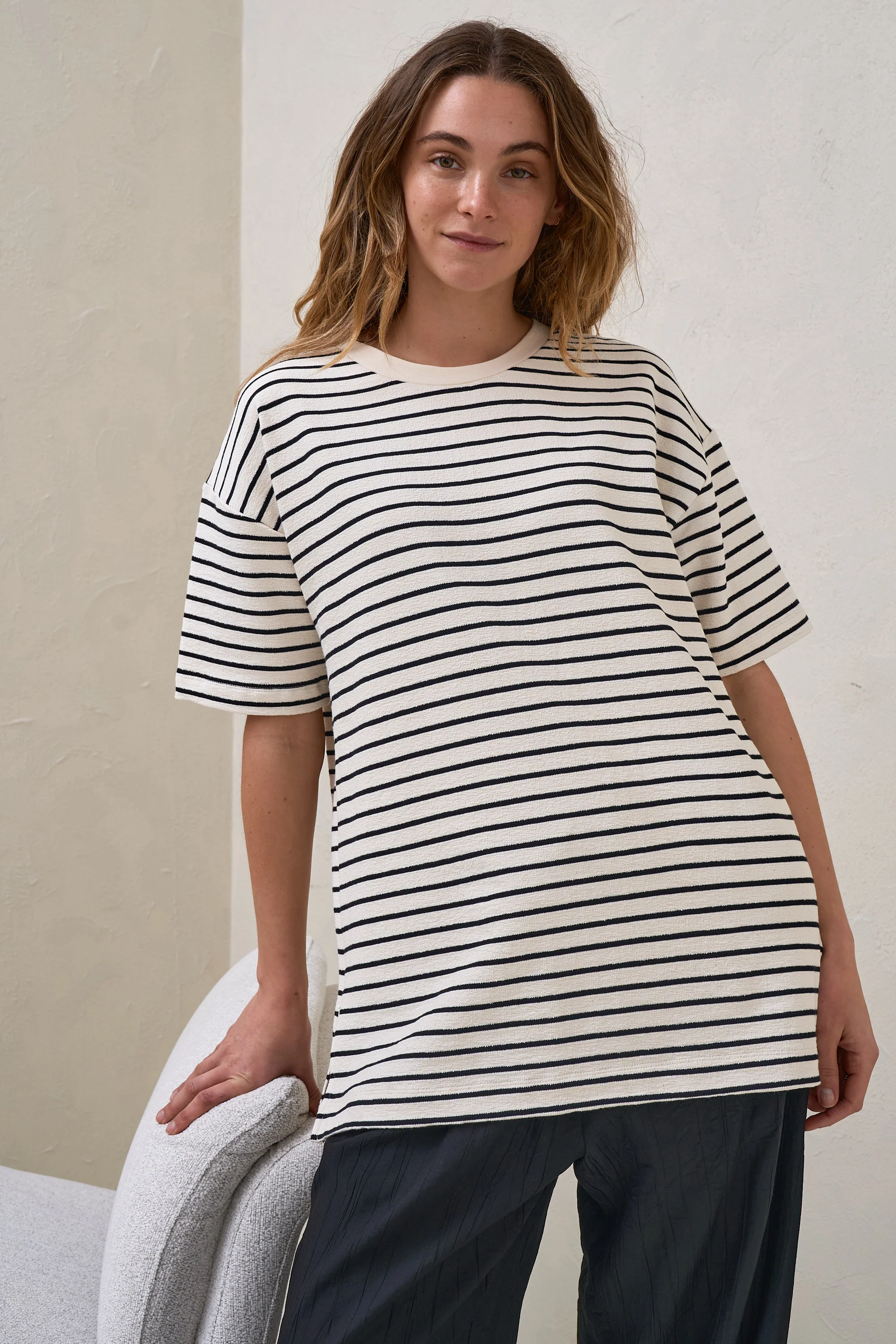 Whats Next Nursing Tee - Stripe - Image 6