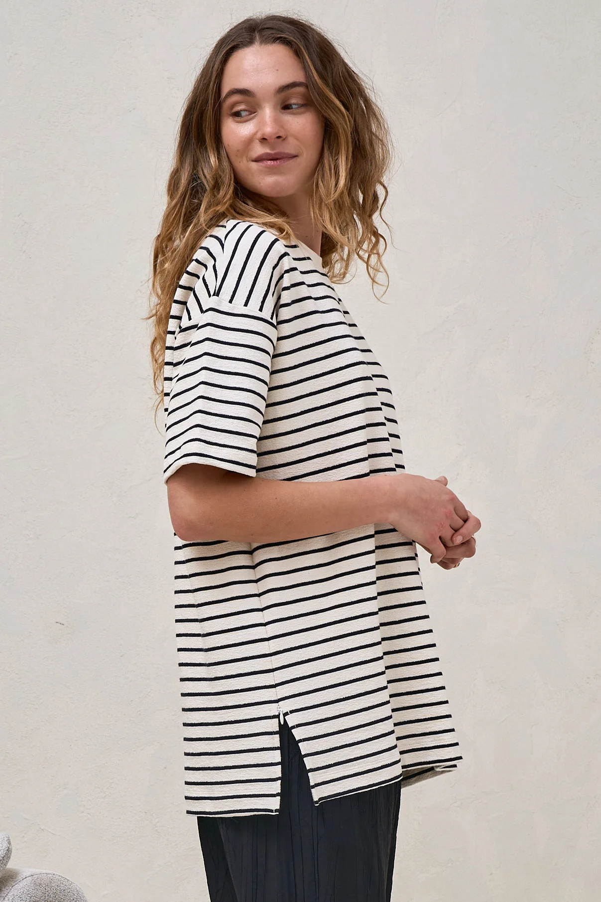 Whats Next Nursing Tee - Stripe - Image 7