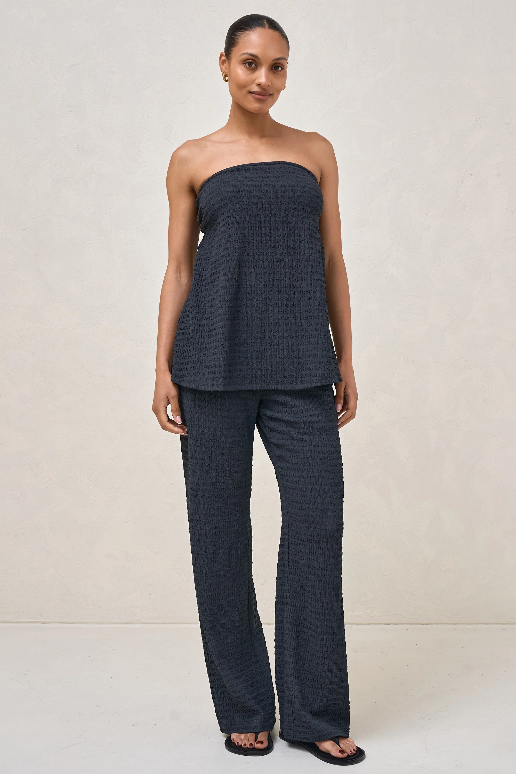 Mood Shift Strapless Top - Slate - Image 6