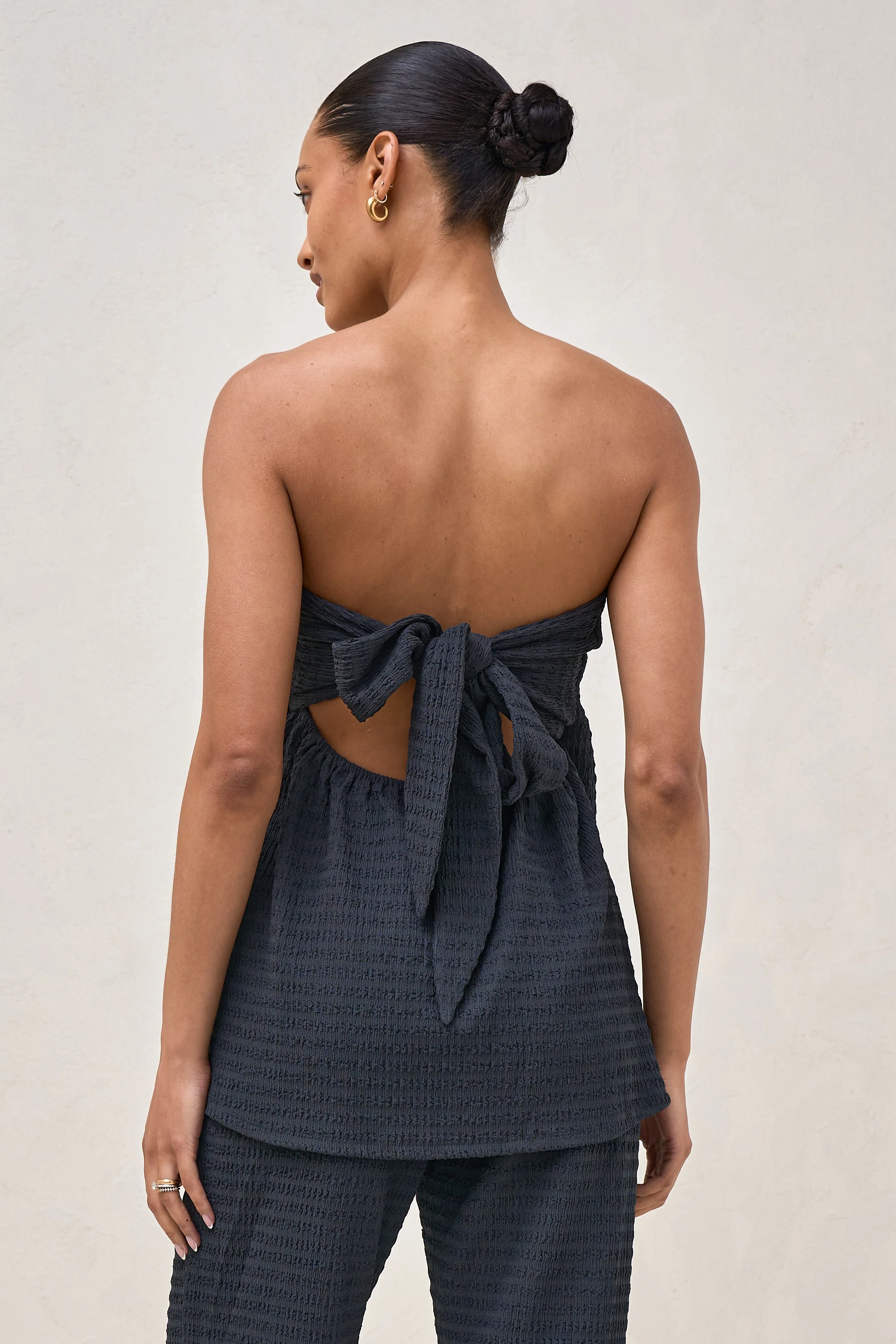 Mood Shift Strapless Top - Slate - Image 8