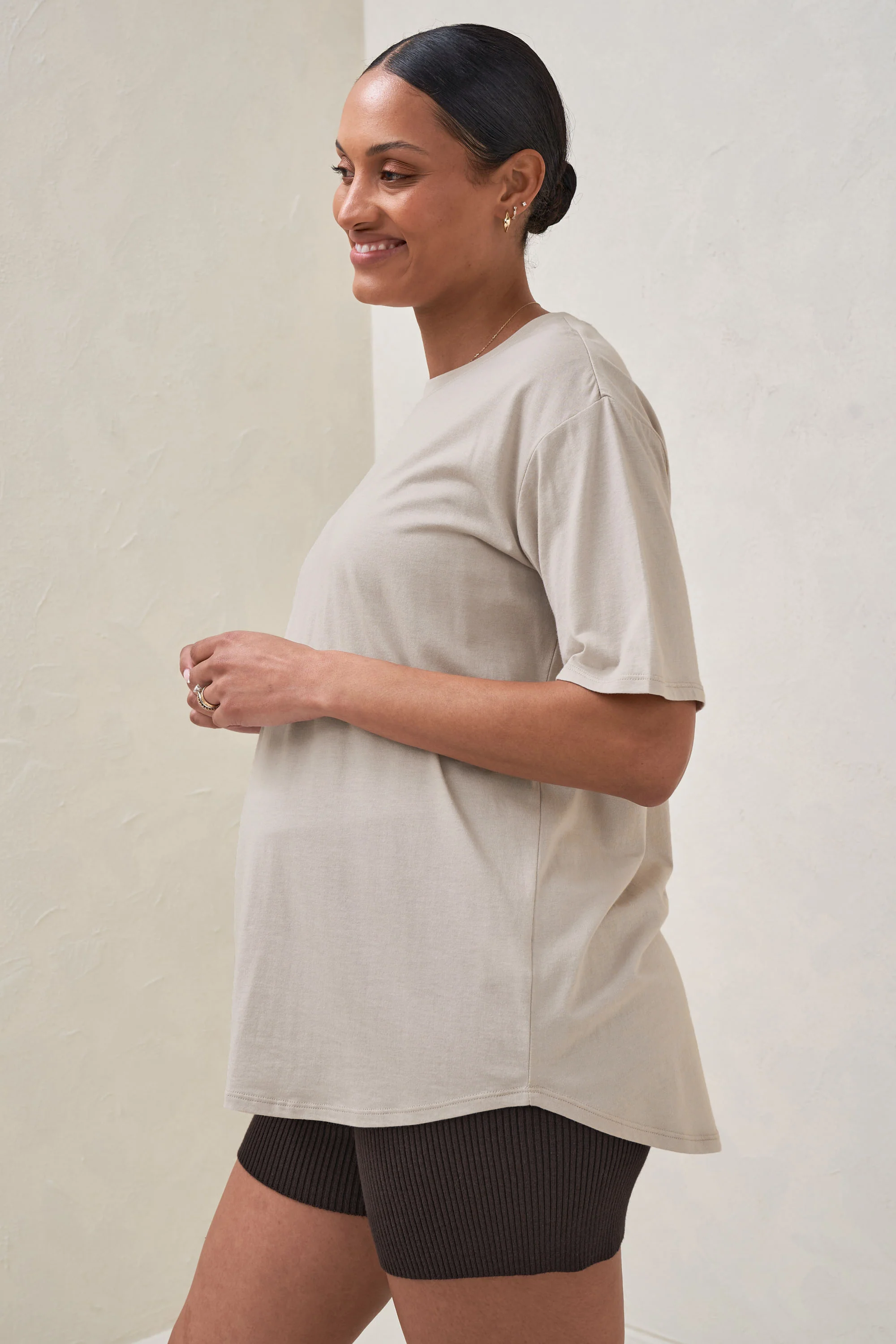 Into It Crew Tee - Stone - Image 2
