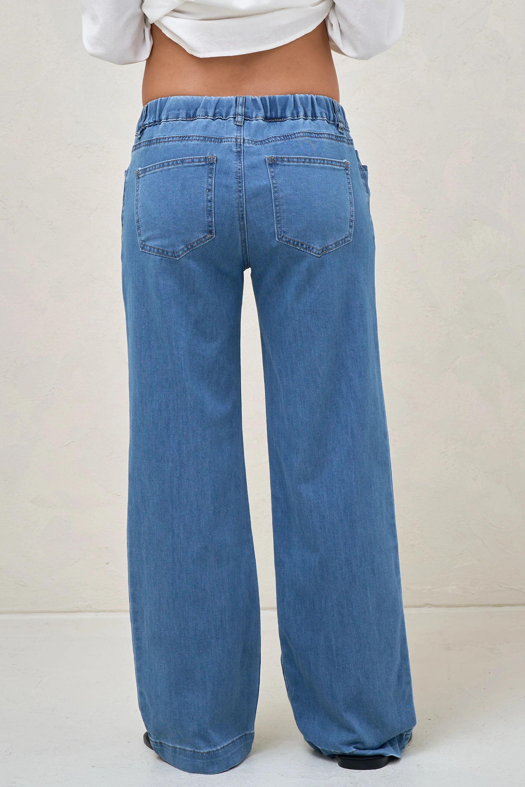 Frequent Wide Leg Jean -Blue - Image 3