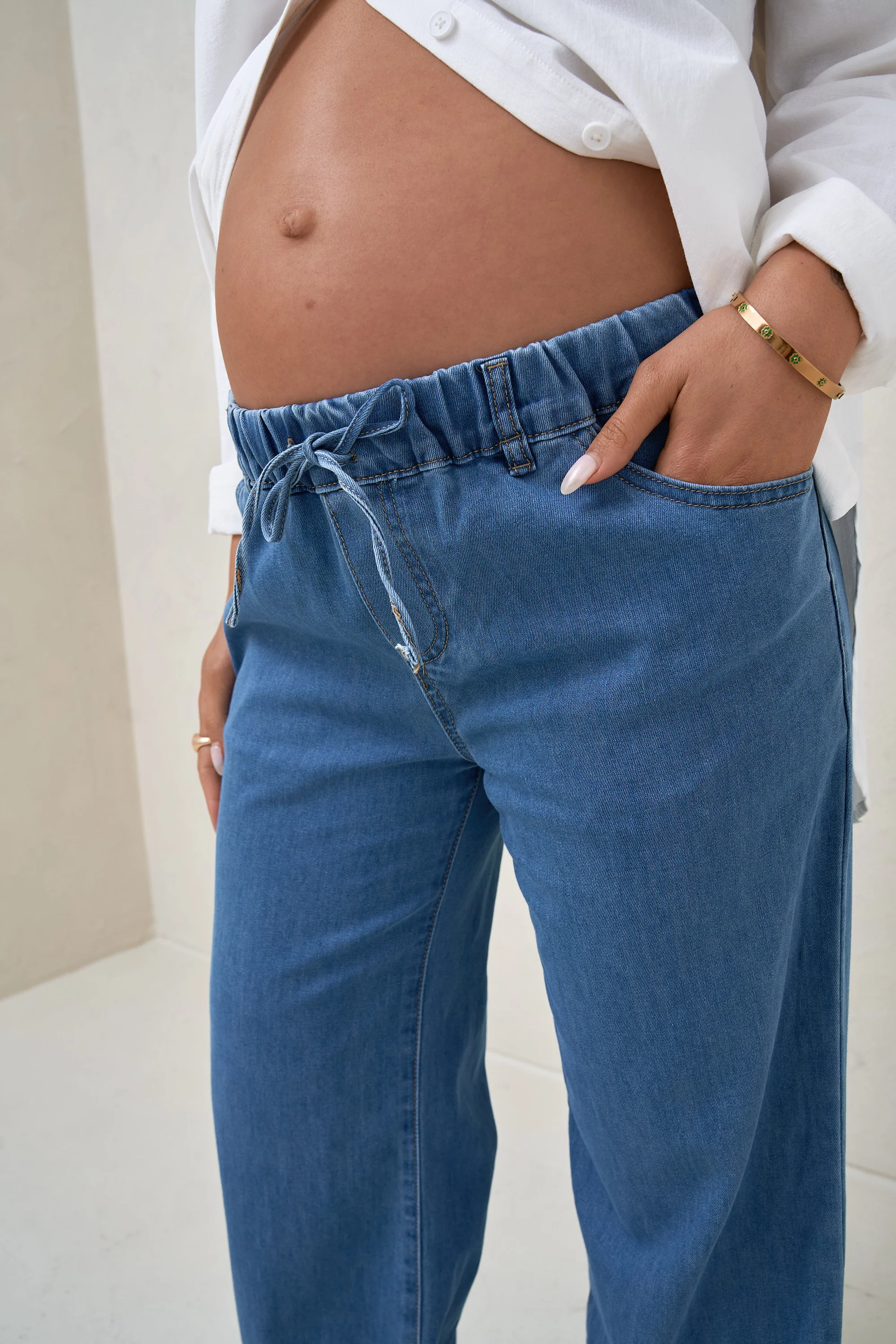 Frequent Wide Leg Jean -Blue - Image 4