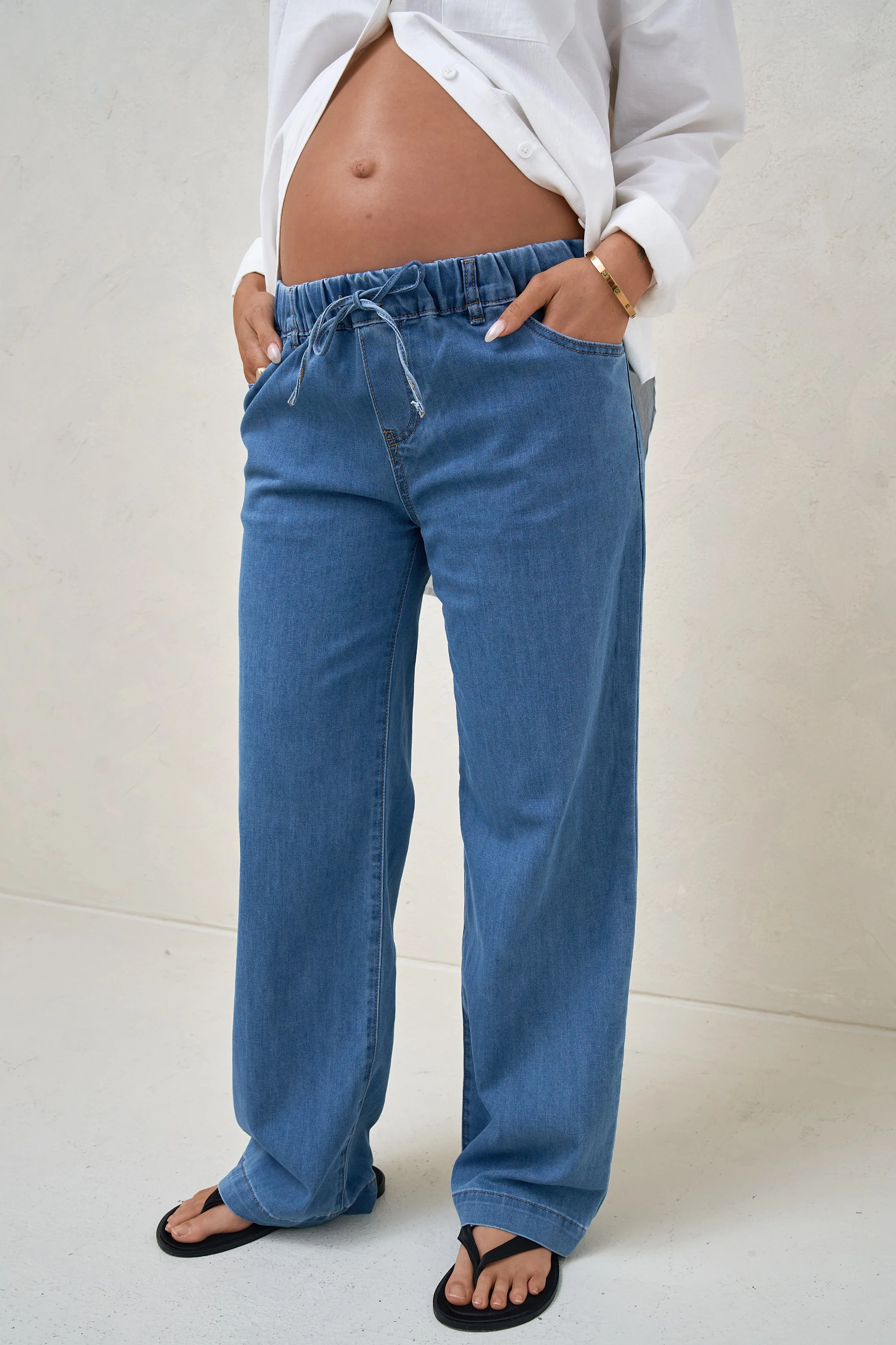 Frequent Wide Leg Jean -Blue - Image 5