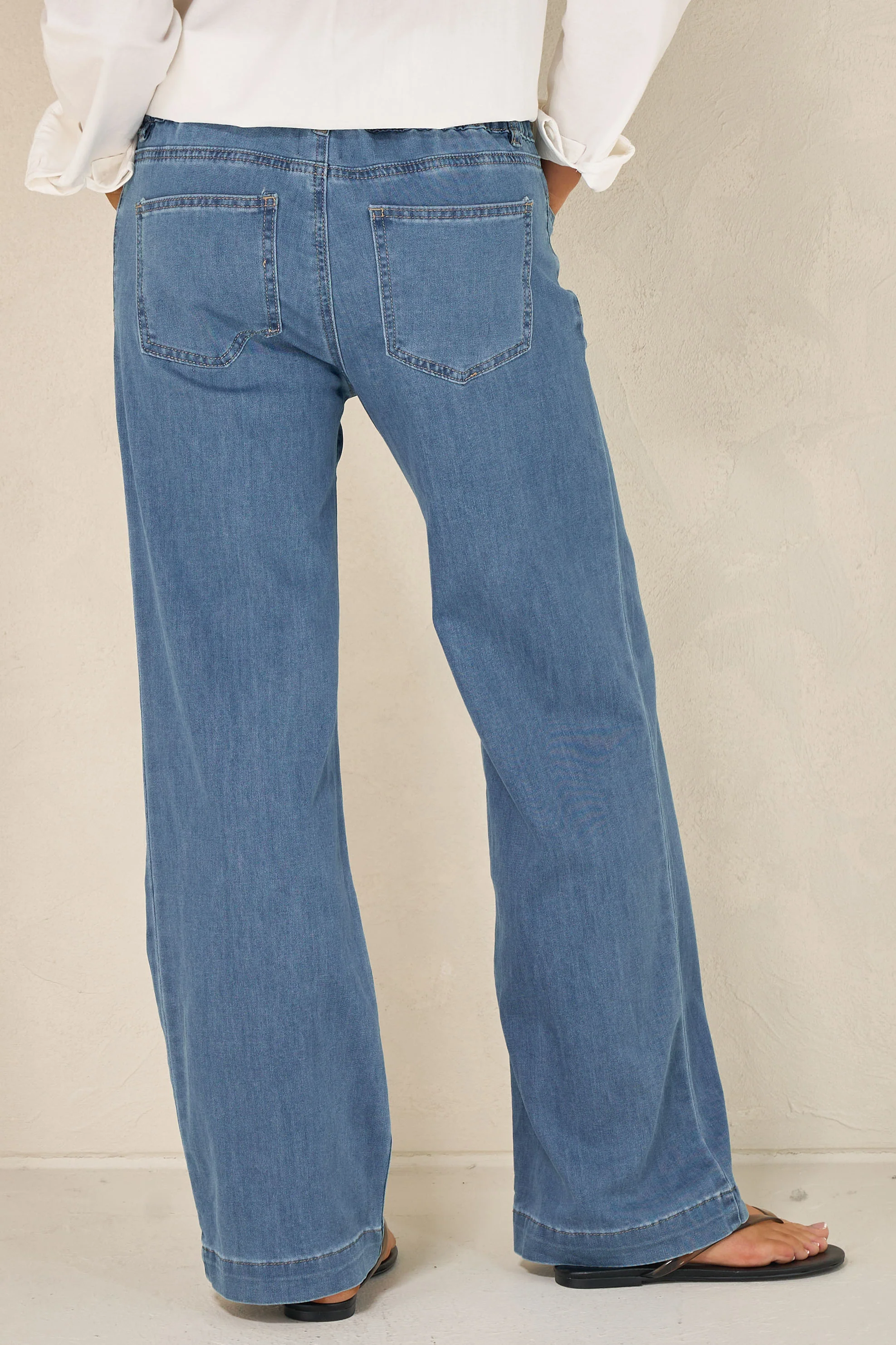 Frequent Wide Leg Jean -Blue - Image 8