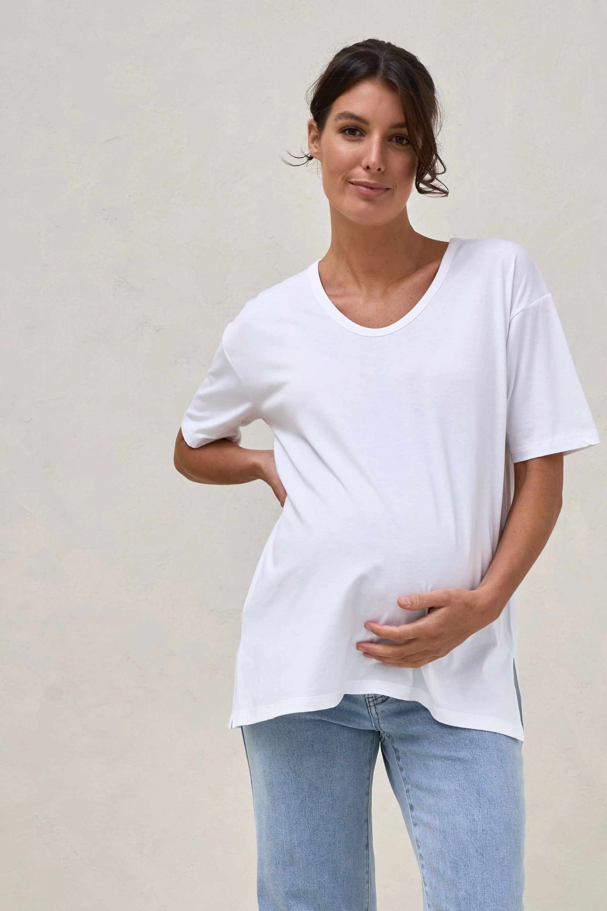 The Weekend Scoop Tee - White* - Image 2