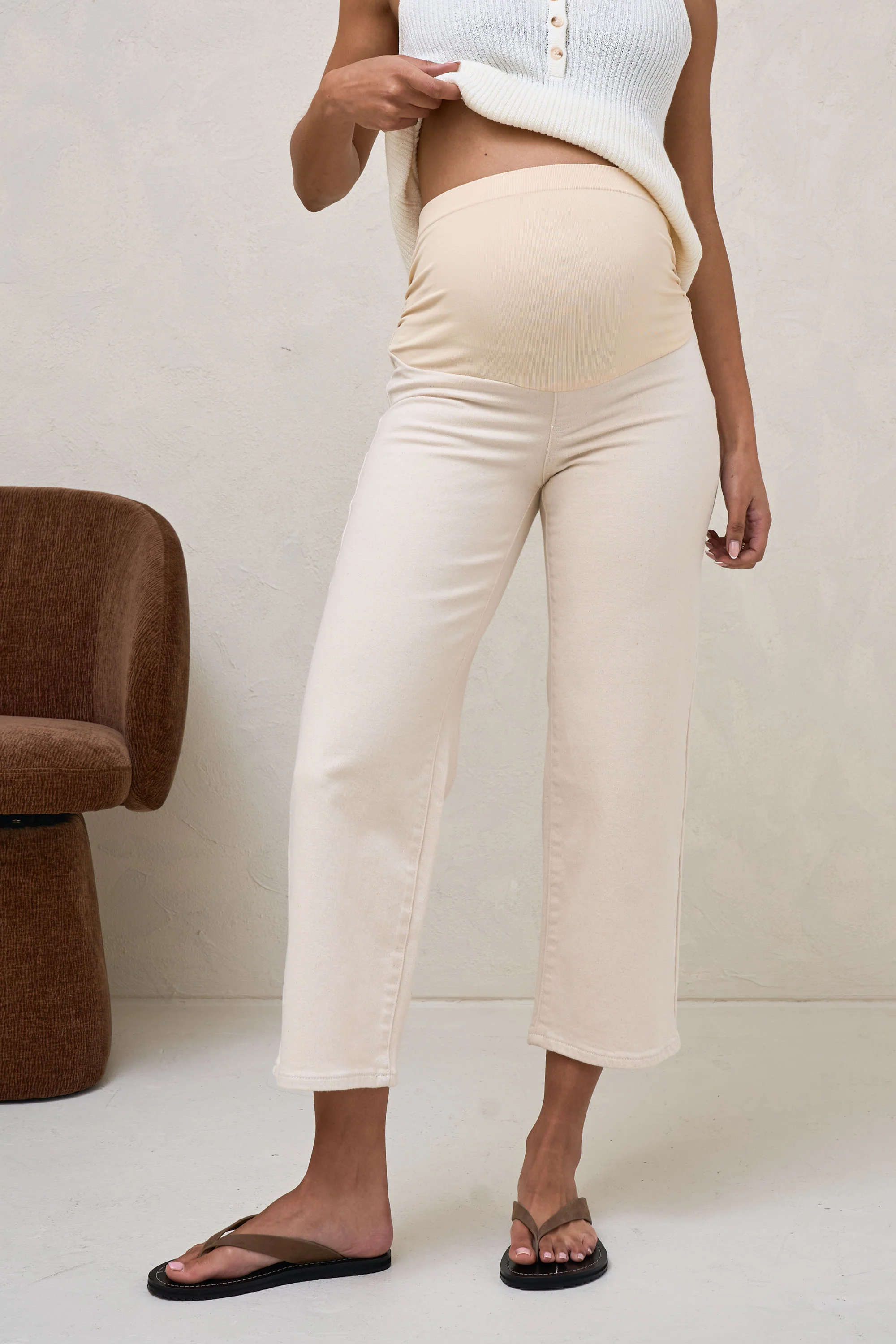 By The Way Crop Wide Jean